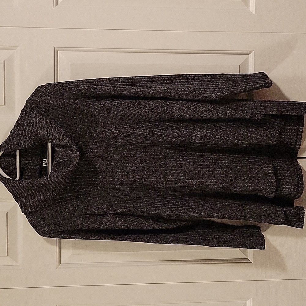NWT Ribbed Cowl Neck Tunic Great For Leggings or Slim Pants